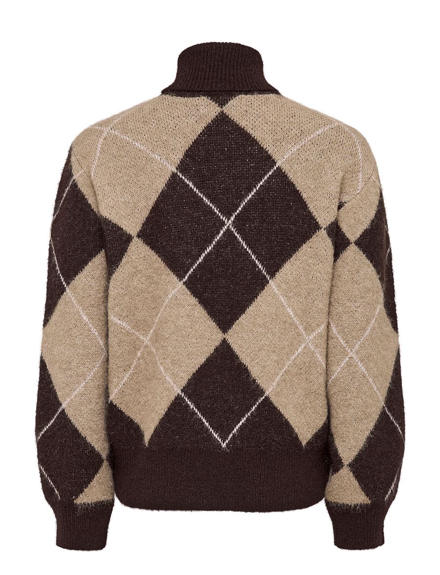 Vero Moda Maternity - VMMDARLA LS ROLLNECK PULLOVER - chocolate torte - 2