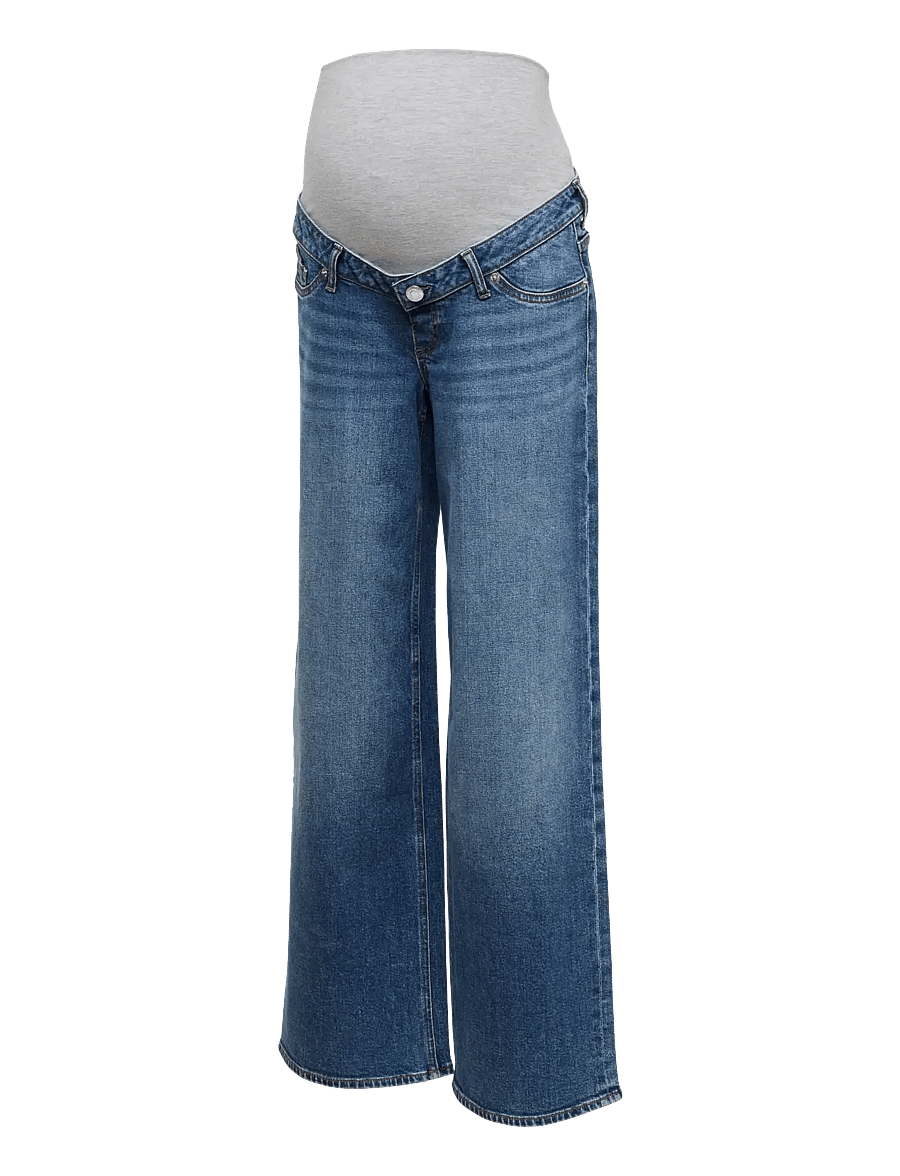 Vero Moda Maternity - VMMSANDIE-STRETCH MR WIDE JNS RA3087 - medium blue denim - 0
