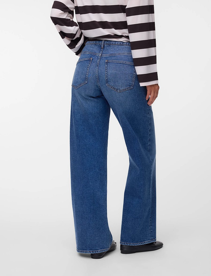 Vero Moda Maternity - VMMSANDIE-STRETCH MR WIDE JNS RA3087 - hosen - medium blue denim - 3