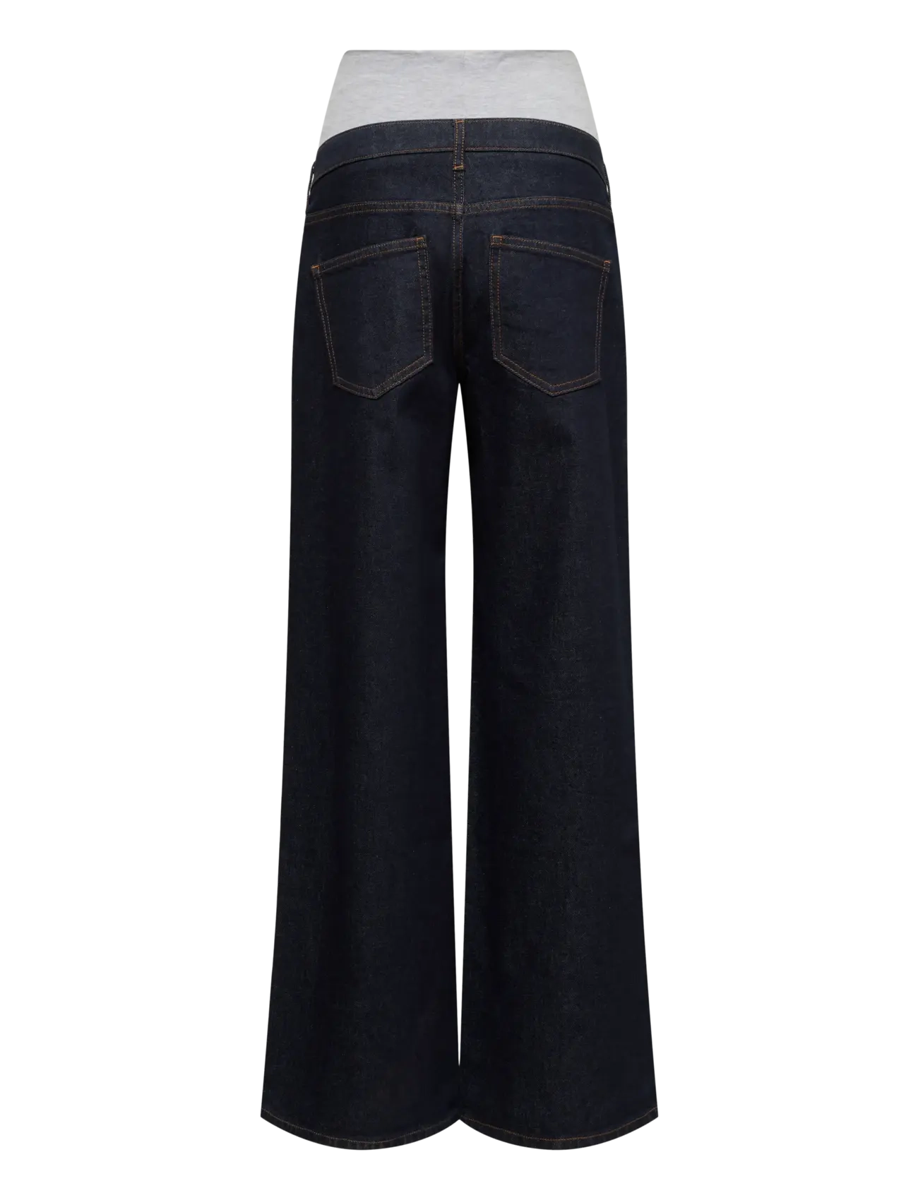 Vero Moda Maternity - VMMSANDIE-STRETCH MR WIDE JNS RA3069 - dark blue denim - 1
