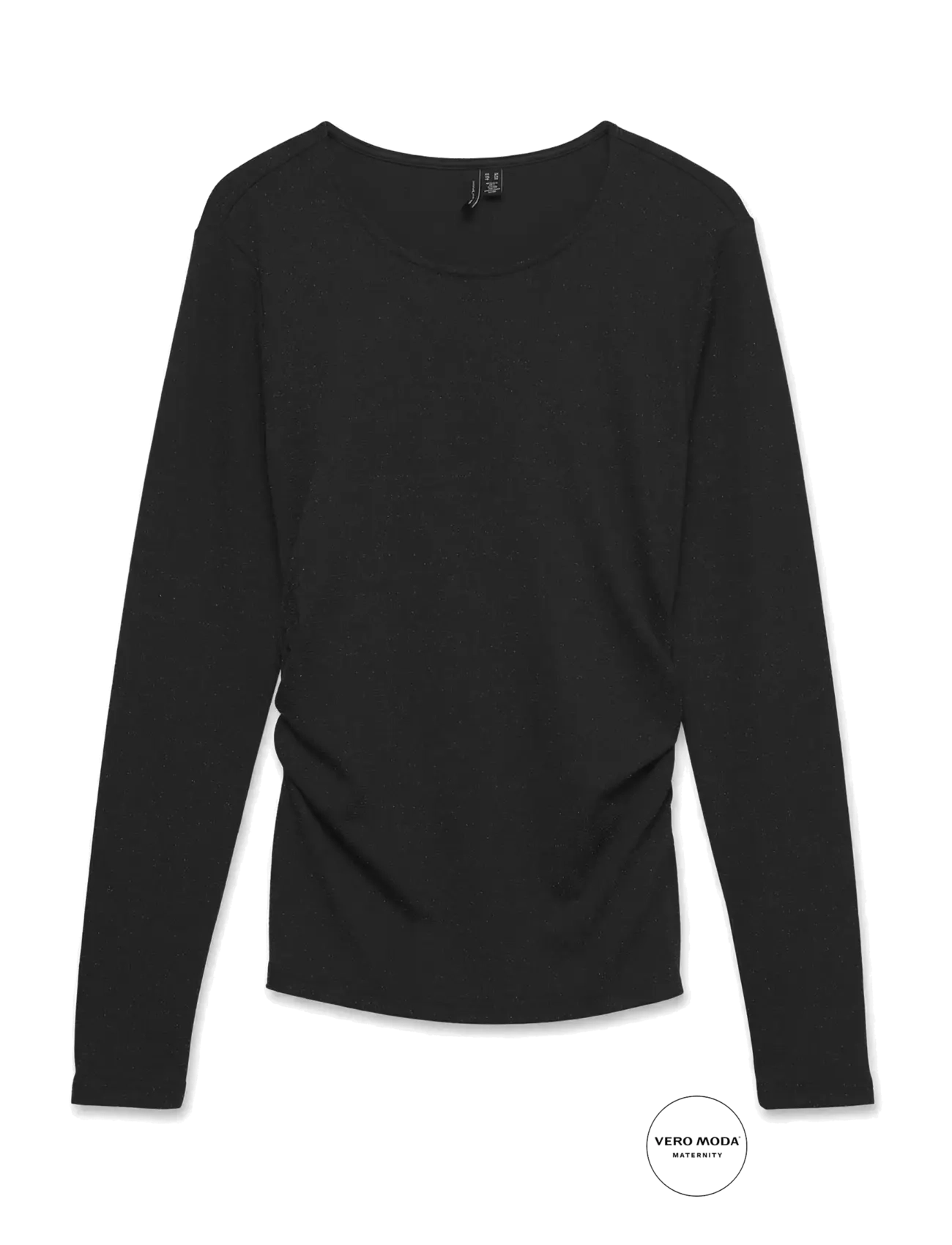 Vero Moda Maternity VMMKANVA LS O-NECK TOP LX JRS - Kläder - BLACK / black