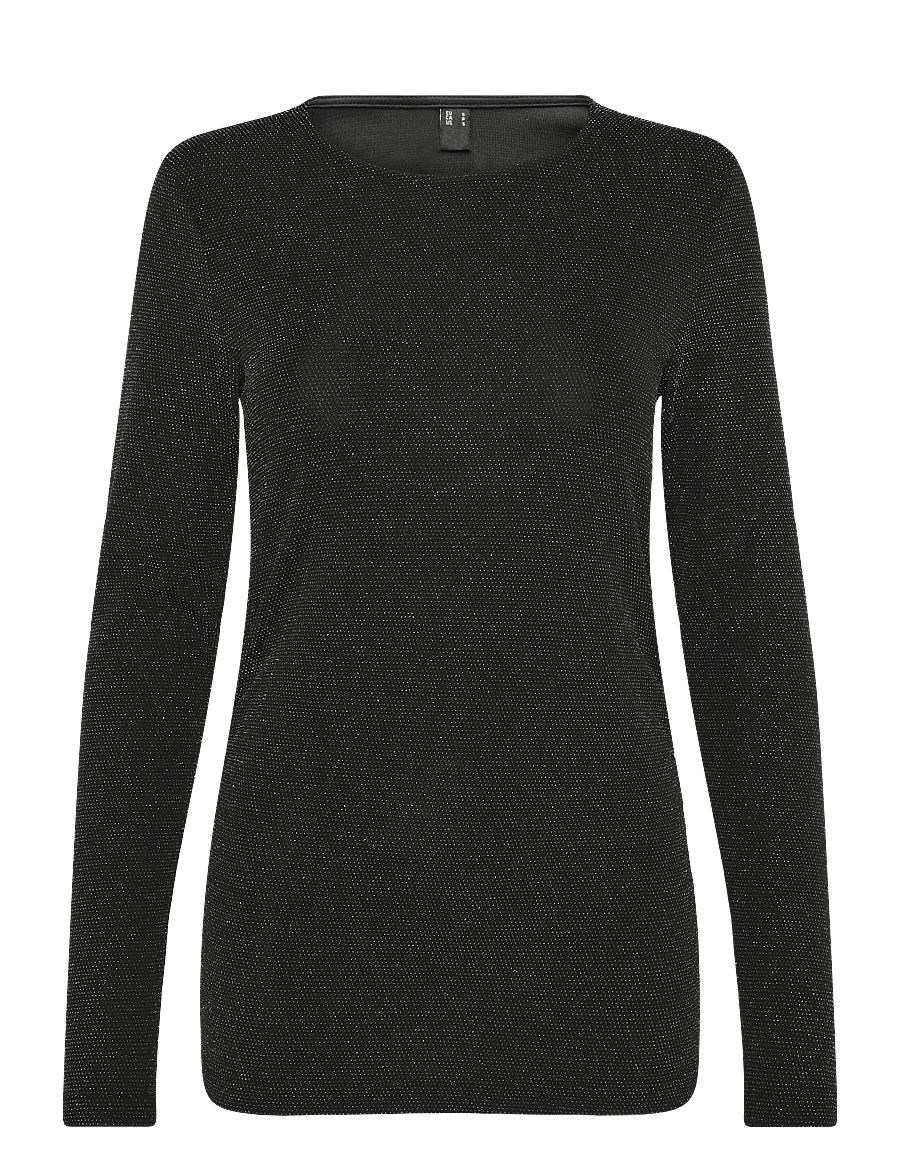 Vero Moda Maternity - VMMKANVA LS O-NECK TOP LX JRS - overdele - black - 1