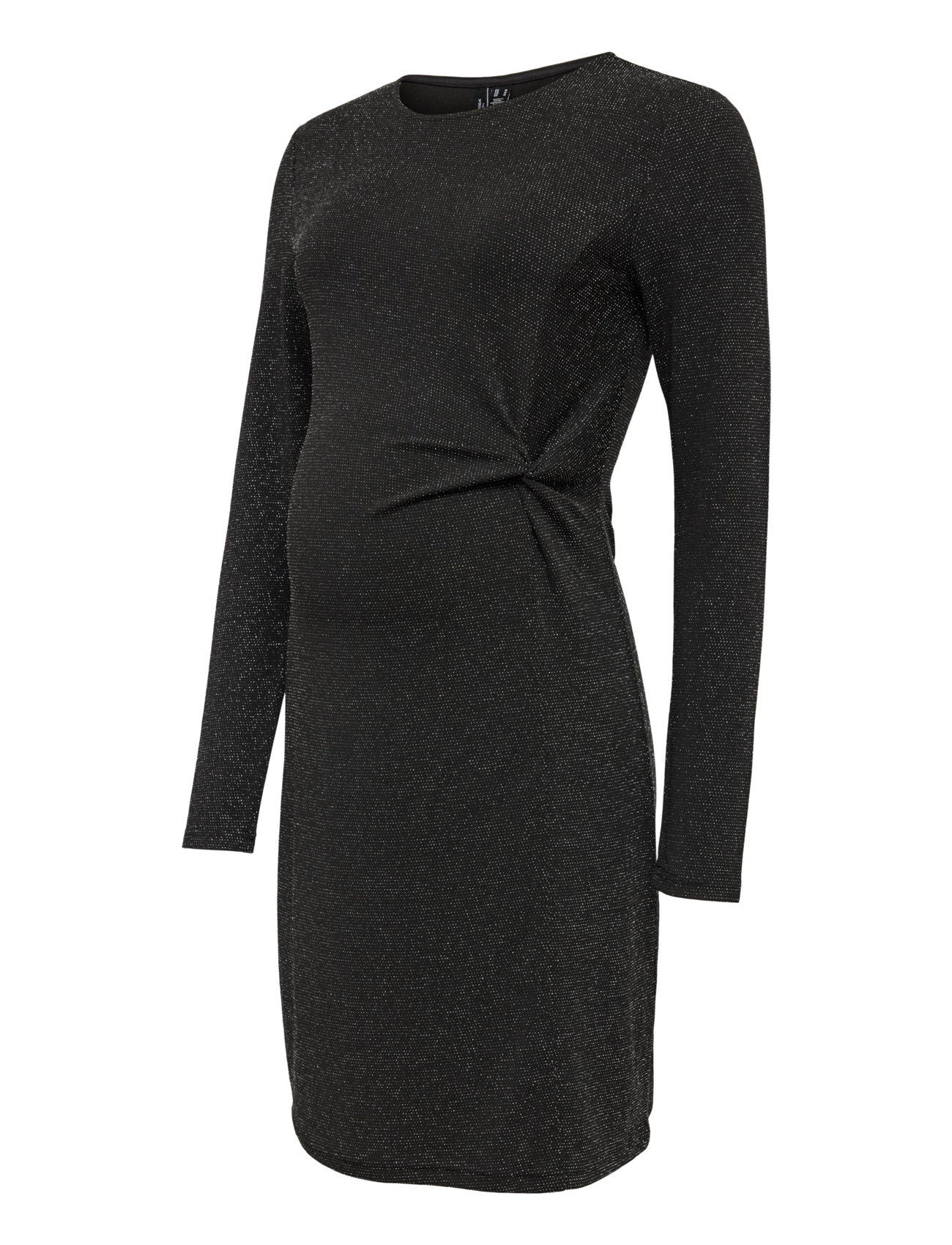 Vero Moda Maternity VMMKANVA LS SHORT KNOT DRESS LX JRS - Rasedate riided - BLACK / black
