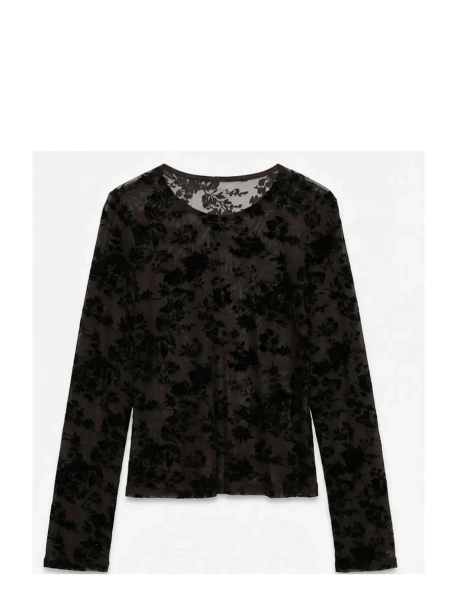 Vero Moda Maternity - VMMFLORA LS O-NECK TOP JRS - oberteile - chocolate torte - 0
