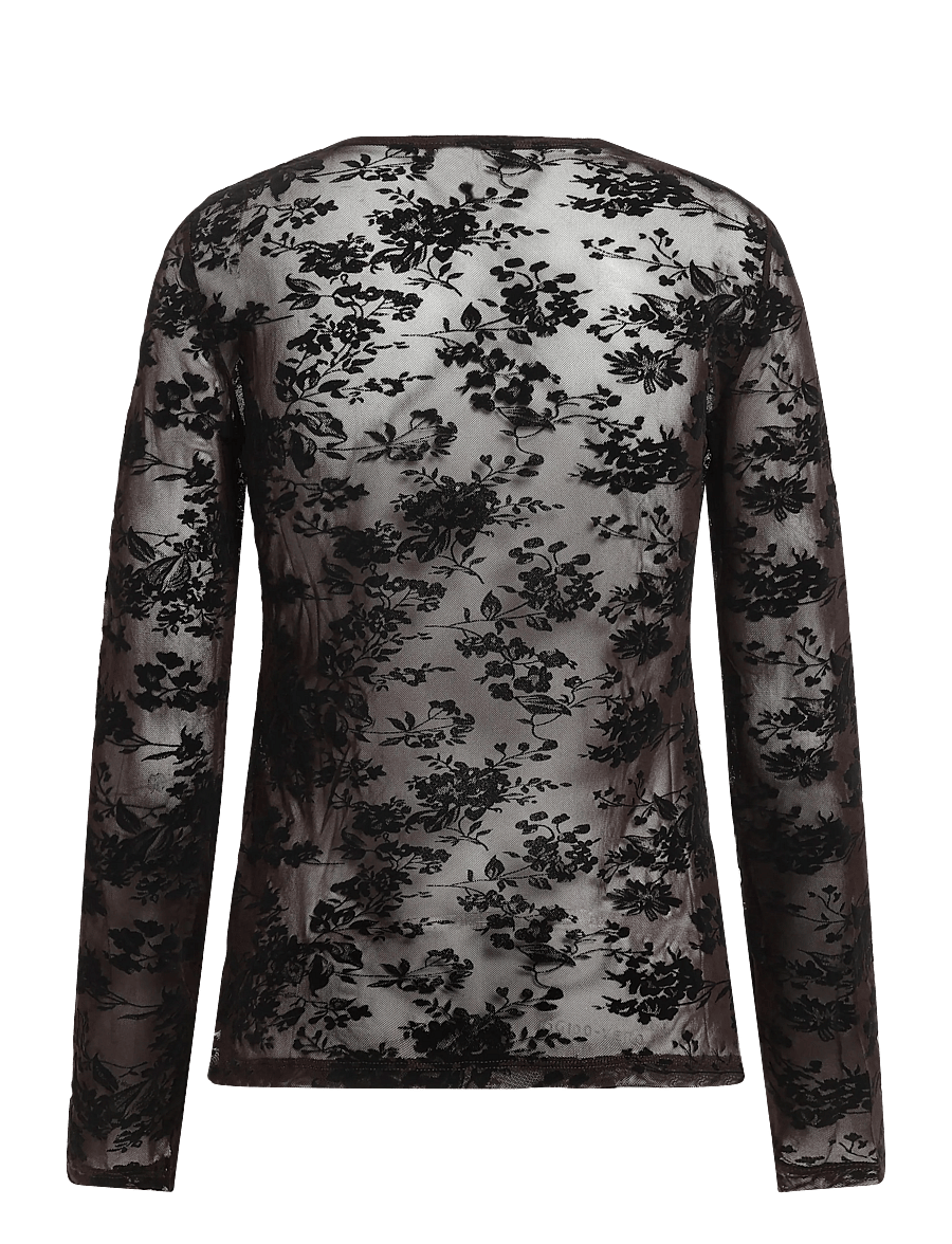 Vero Moda Maternity - VMMFLORA LS O-NECK TOP JRS - topid - chocolate torte - 1
