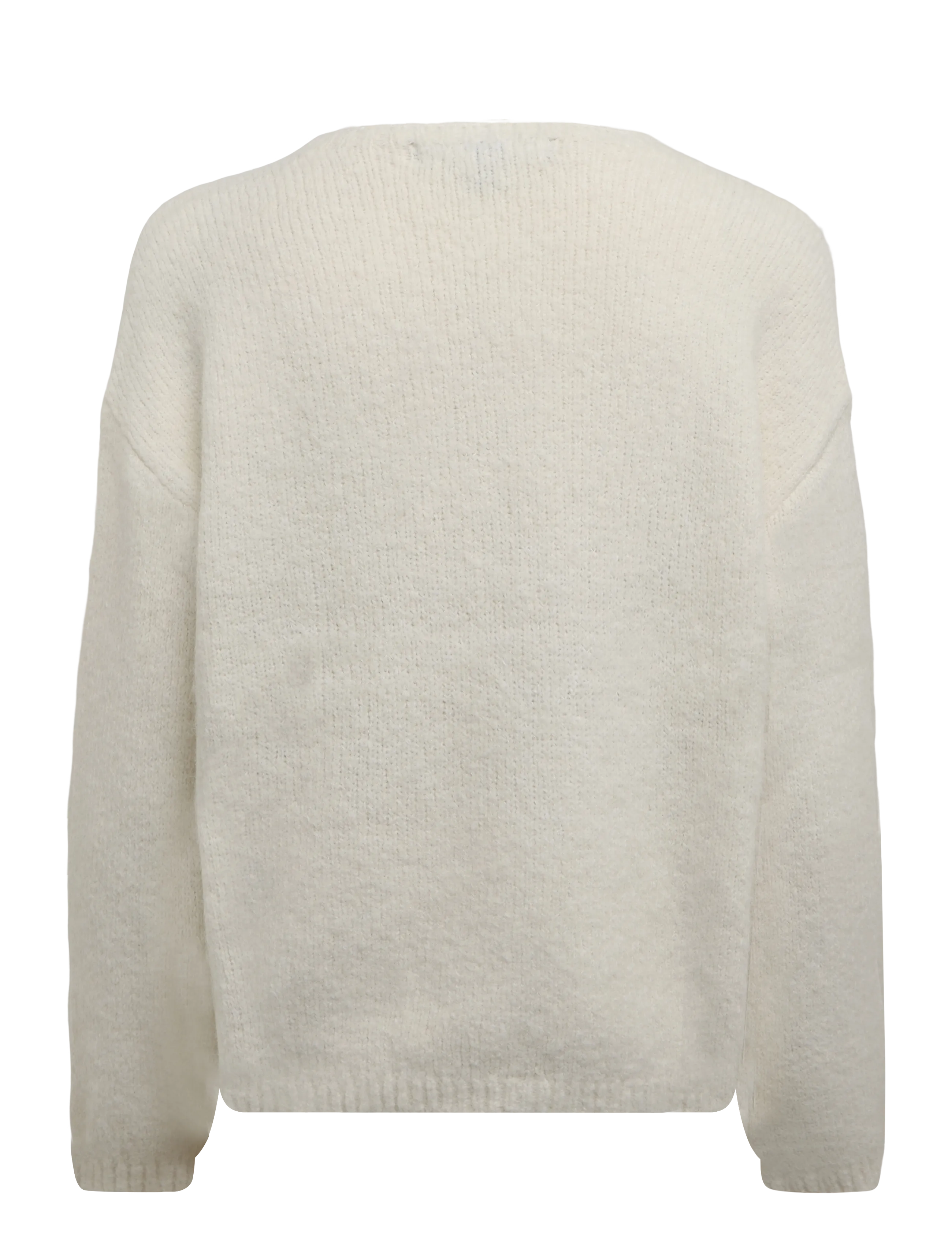 Vero Moda Maternity - VMMBERRY LACE LS V-NECK PULLOVER - tops - birch - 1