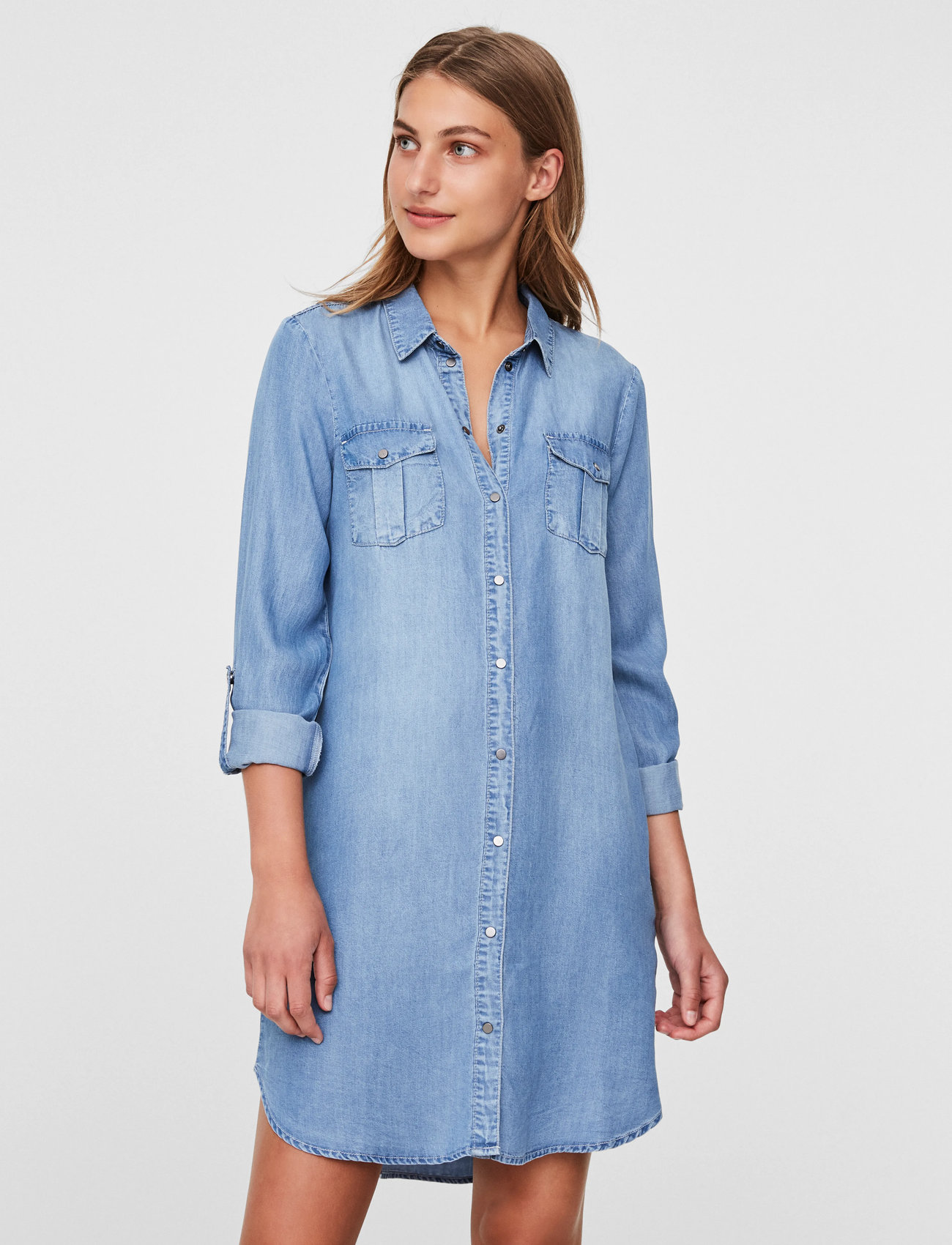 VERO MODA Silla LS Short Dress klänningar dam – bild 6