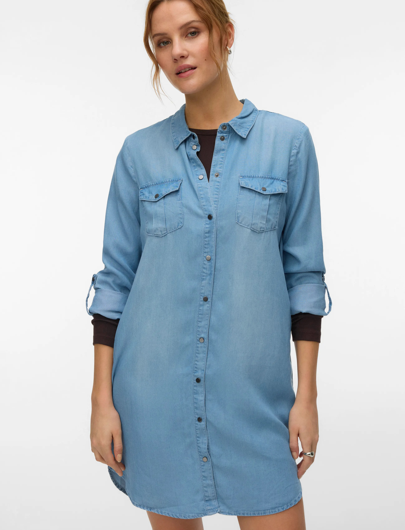 VERO MODA Silla LS Short Dress klänningar dam – bild 7