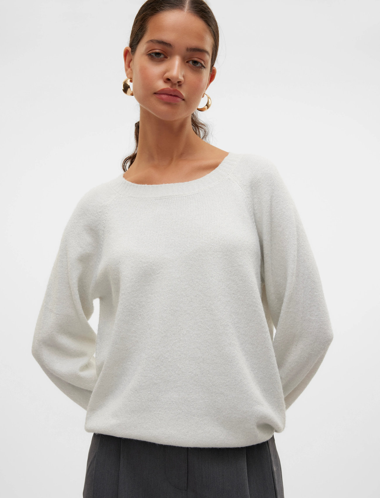 VERO MODA Vmdoffyshine Ls O-neck Blouse stickade tröjor dam – bild 8