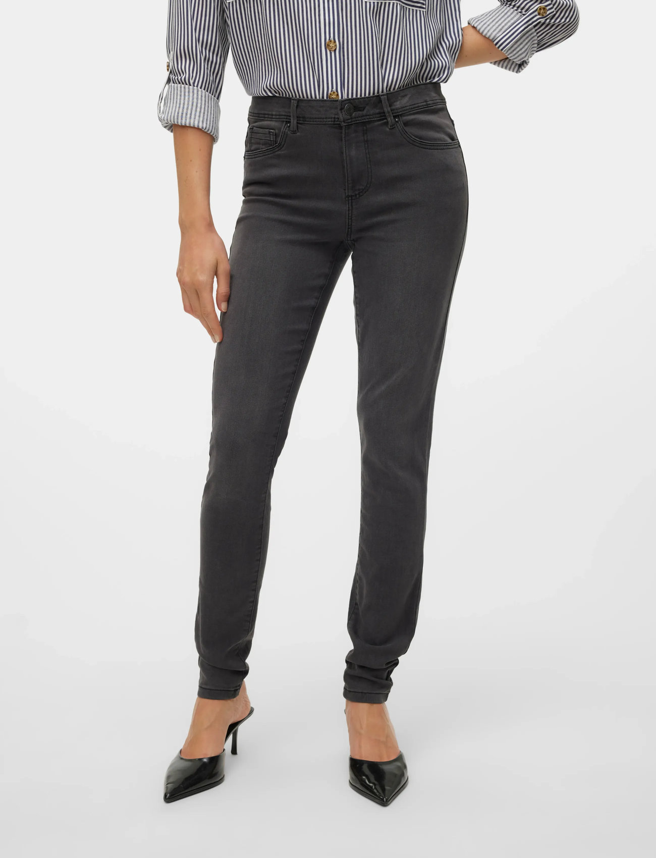 Vero Moda Vmtanya Mr S Piping Jeans Vi207 Ga Noos - - XS x 30 1