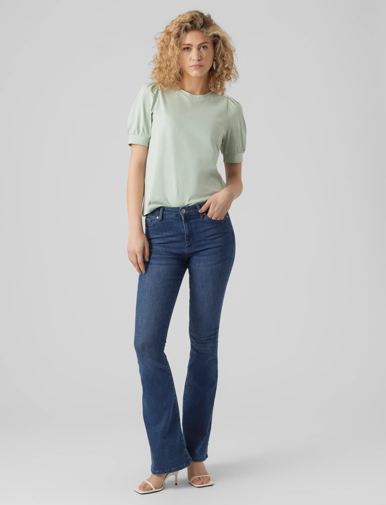 VERO MODA Vmkerry 2/4 O-Neck Top toppar & linnen dam – bild 7