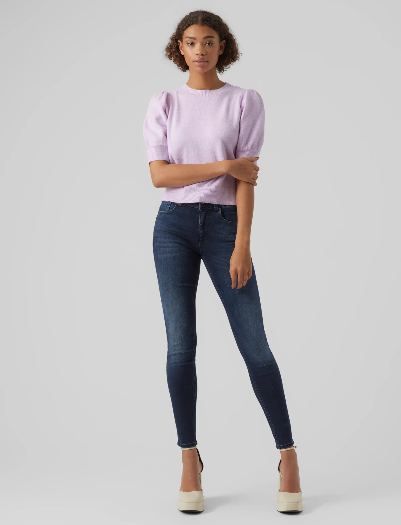 VERO MODA Vmdoffy 2/4 O-neck pullover stickade tröjor dam – bild 7