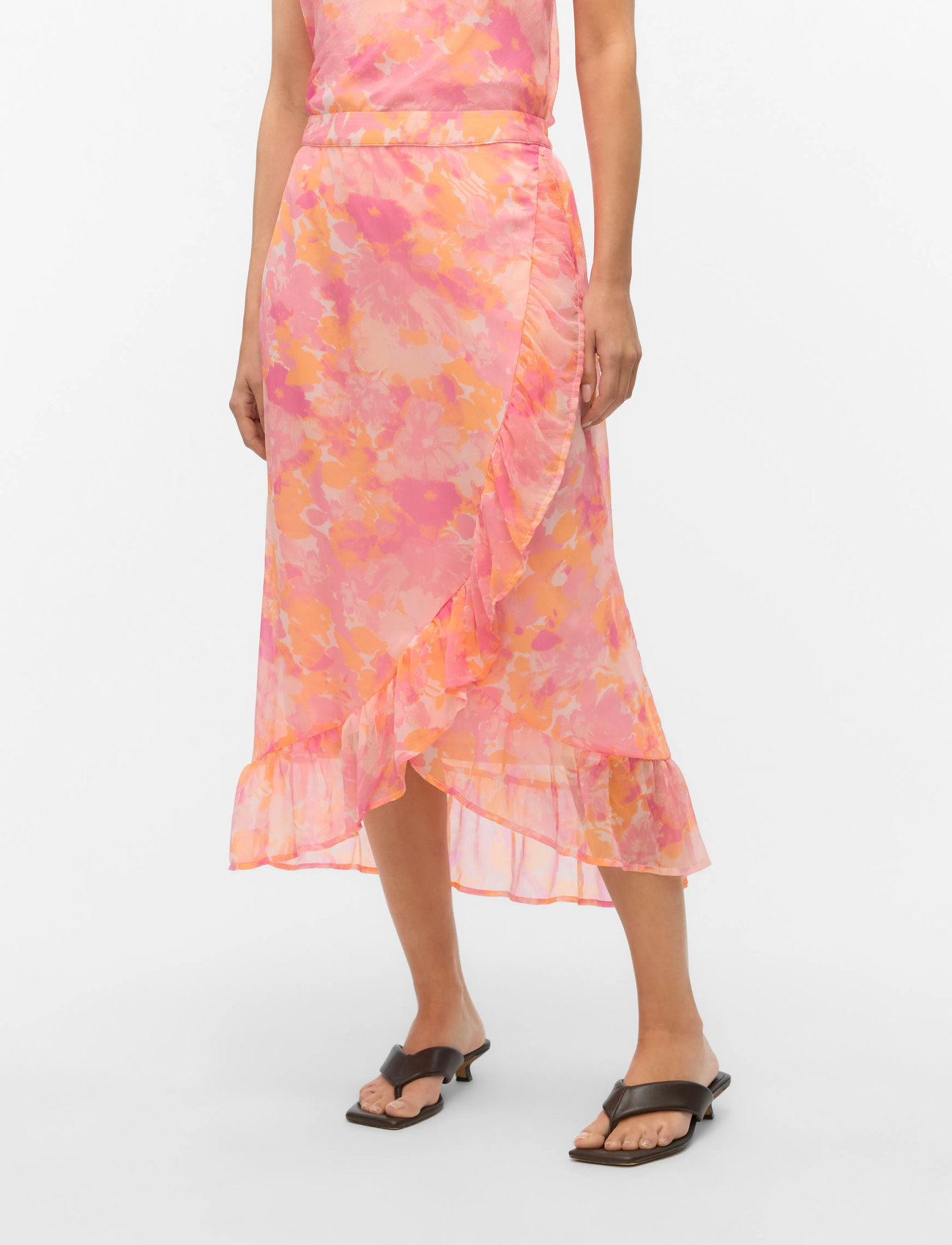 Vero Moda Vmsmilla H/W Wrap Skirt Wvn Ga - - XS