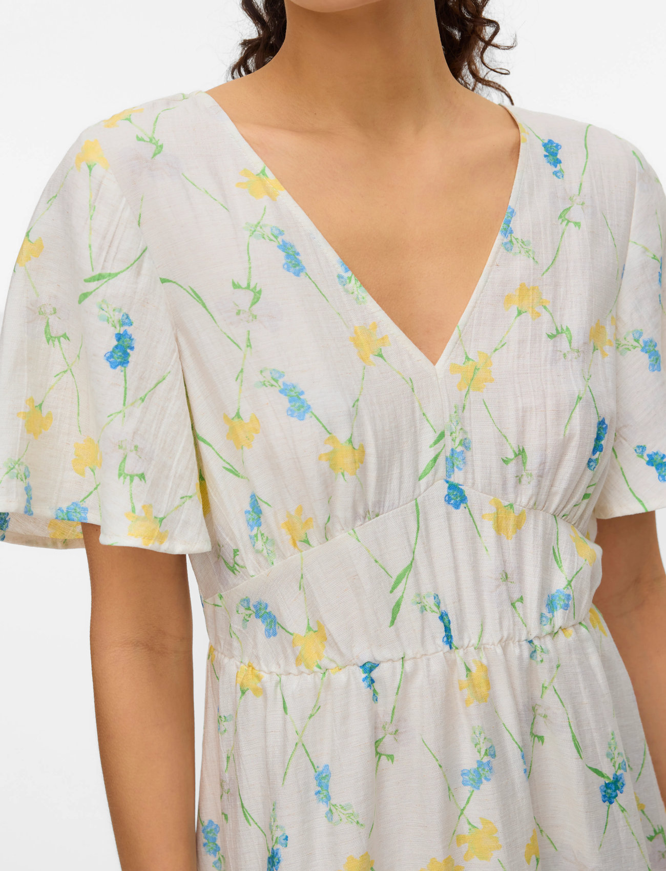 VERO MODA Vmflora Olga Ss 7/8 DRESS DRES maxiklänningar dam – bild 8