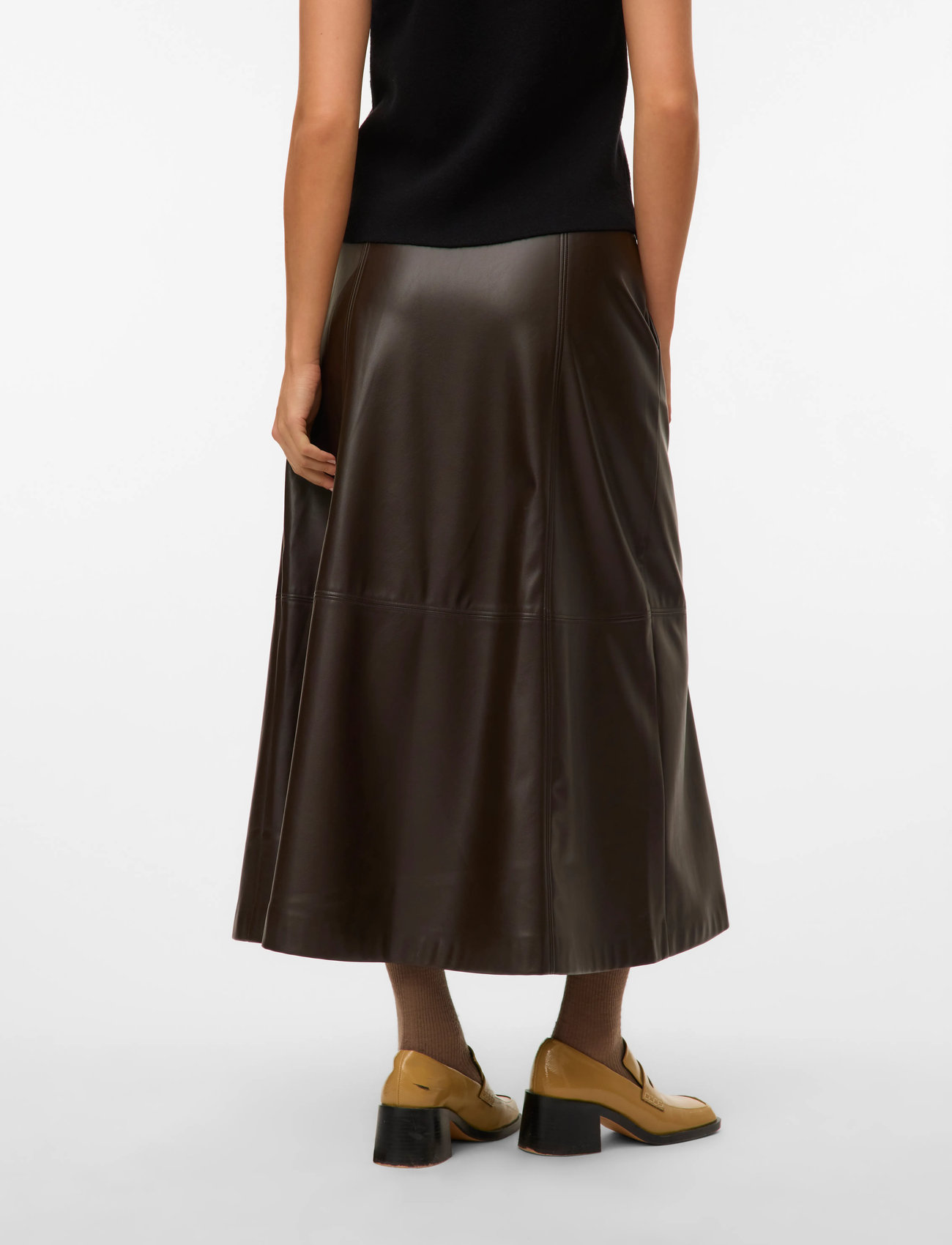 VERO MODA Vmolive Hw Coated Ankle Skirt skinnkjolar dam – bild 7