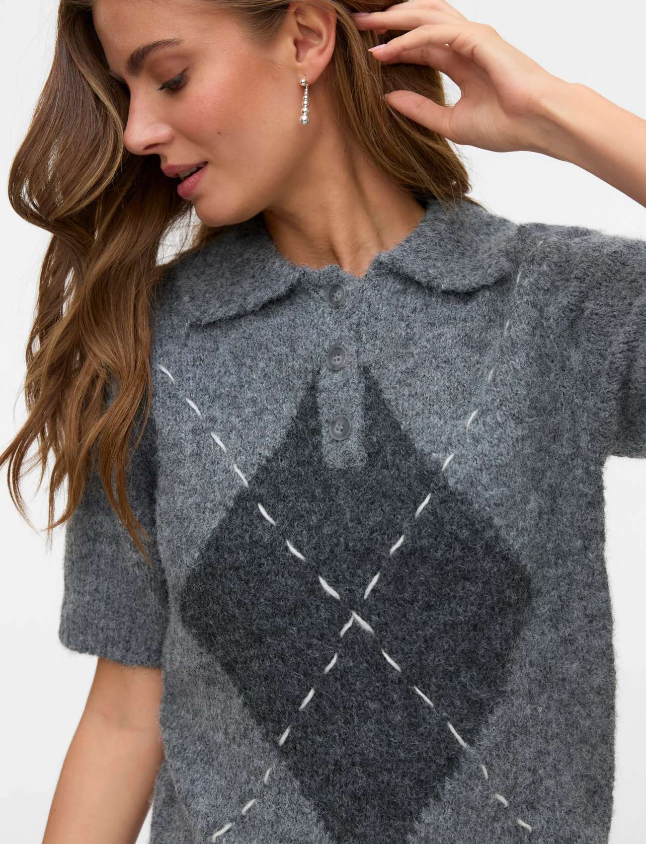 VERO MODA Vmbliss 2/4 POLONECK PULLOVER polotröjor dam – bild 8
