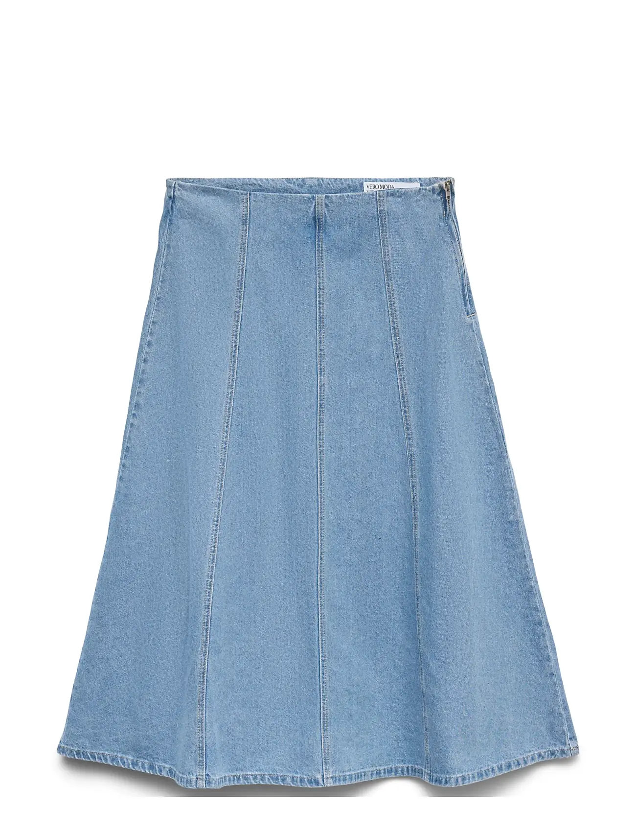 Vero Moda Vmsigga Hr  7/8 A-Line Clr Denim Skirt - Blue - XS