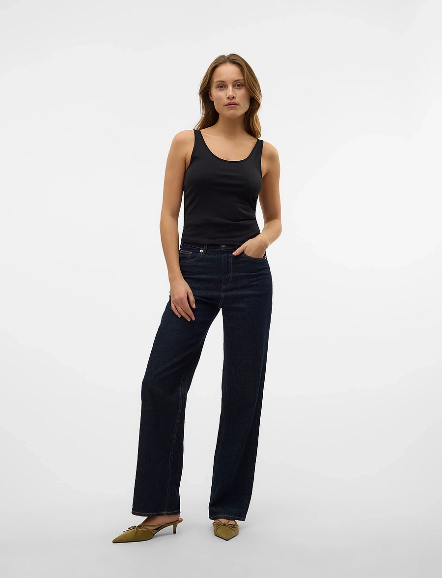 Vero Moda - VMMAXI MY SOFT UU TANK TOP NOOS - tanktops - black - 4