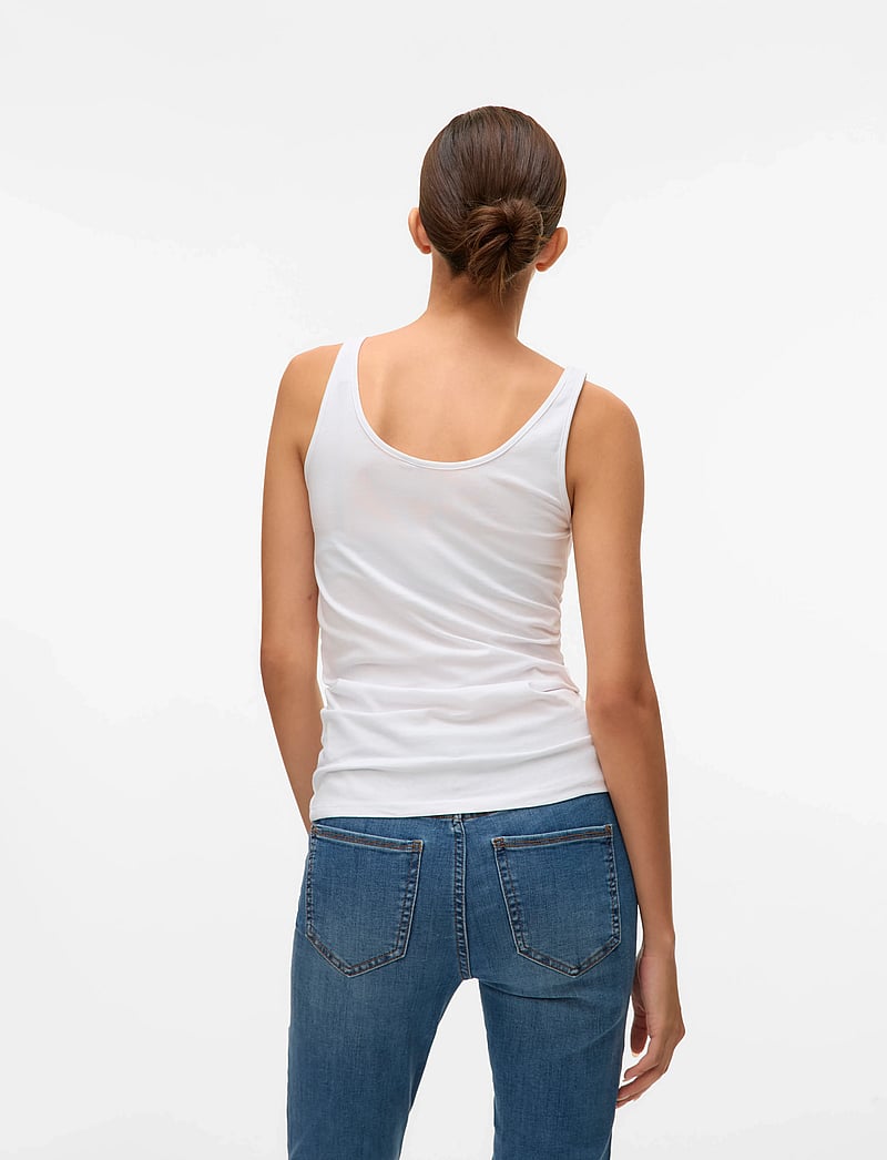 Vero Moda - VMMAXI MY SOFT UU TANK TOP NOOS - sleeveless tops - bright white - 3