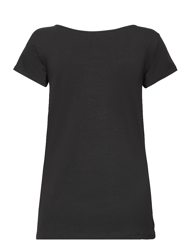 Vero Moda - VMMAXI MY SOFT SS U-NECK NOOS - t-shirts - black - 2