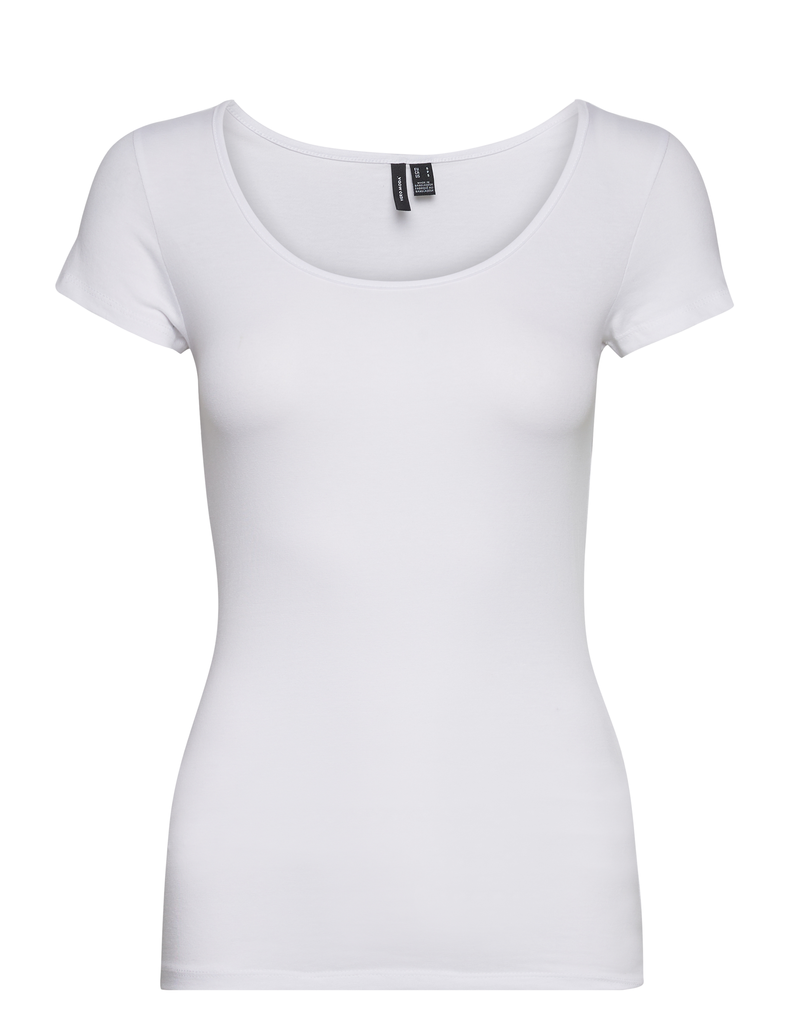 Vero Moda - VMMAXI MY SOFT SS U-NECK NOOS - t-shirts - bright white - 1