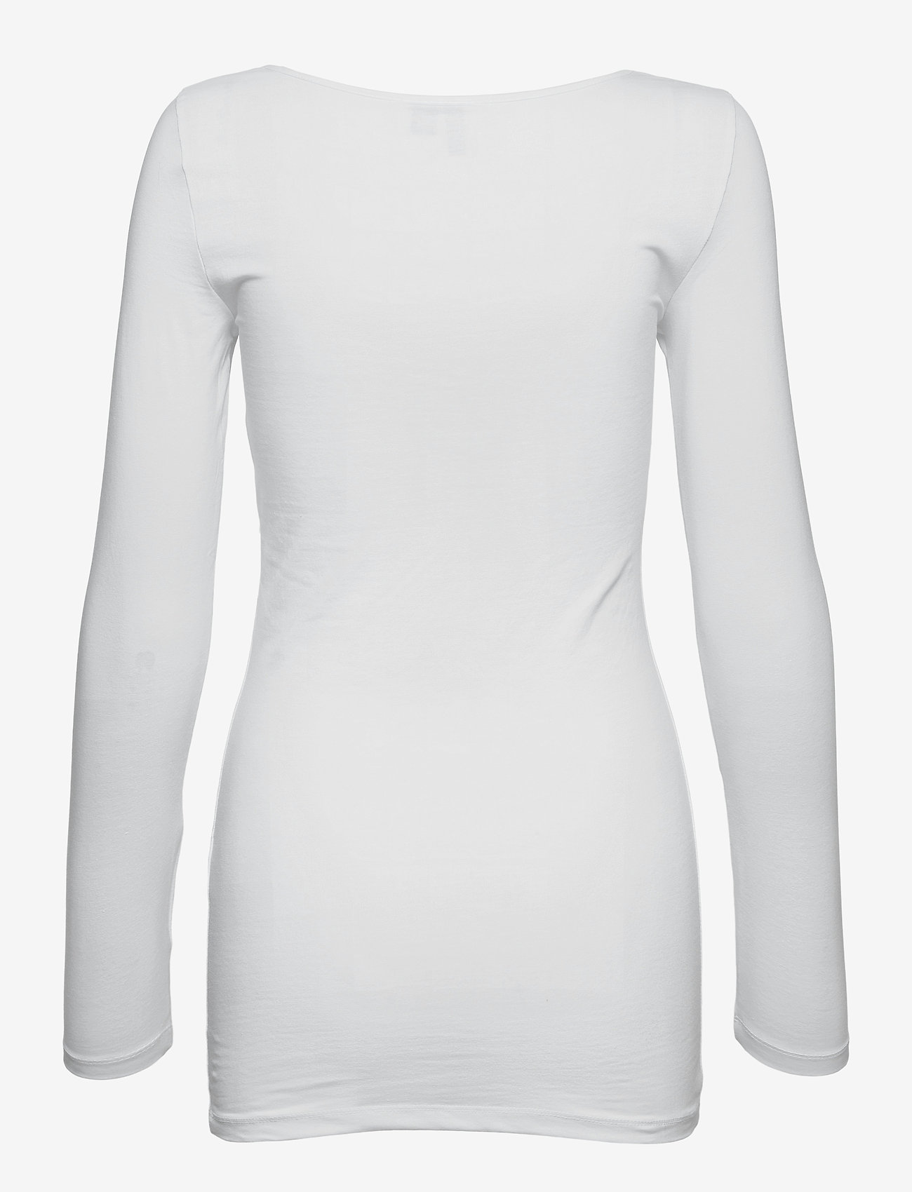 Vero Moda - VMMAXI MY LS SOFT LONG U-NECK  NOOS - langærmede toppe - bright white - 2
