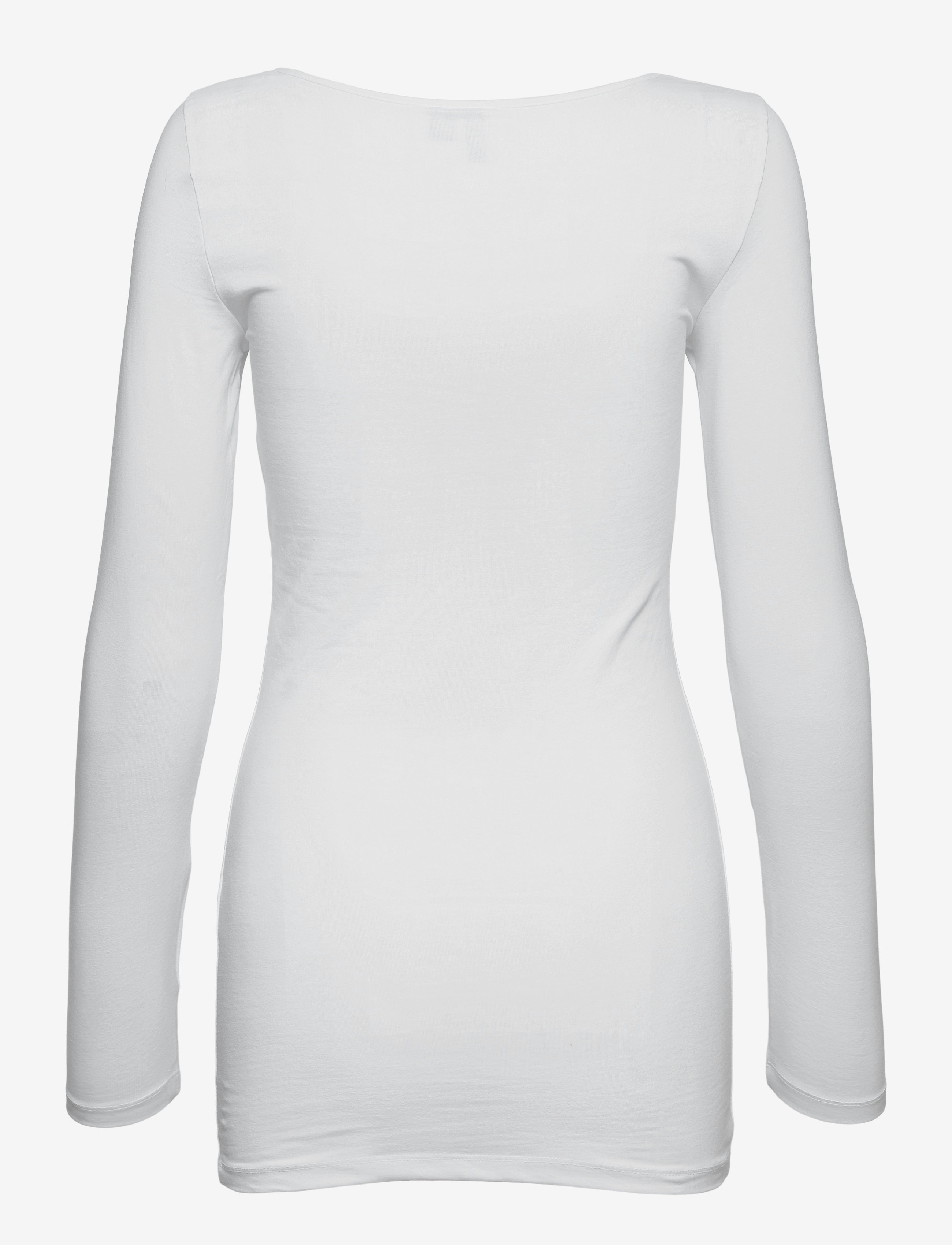 Vero Moda - VMMAXI MY LS SOFT LONG U-NECK  NOOS - pitkähihaiset paidat - bright white - 2