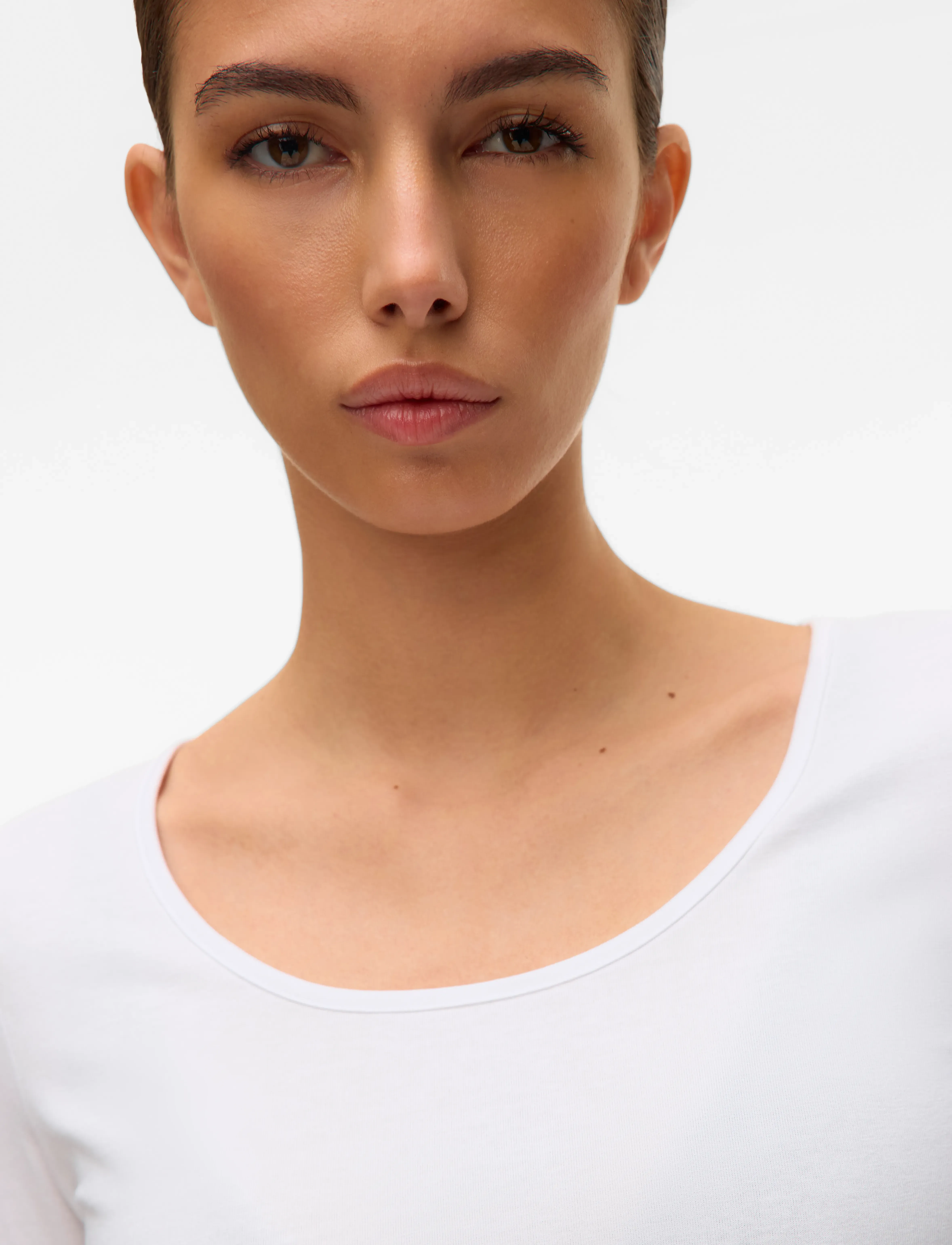 VERO MODA Vmmaxi My Ls Soft Long U-Neck Noos blusar dam – bild 5