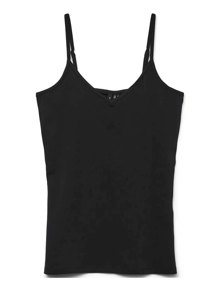 Vero Moda - VMMAXI MY SOFT V SINGLET JRS NOOS - tanktops - black - 1