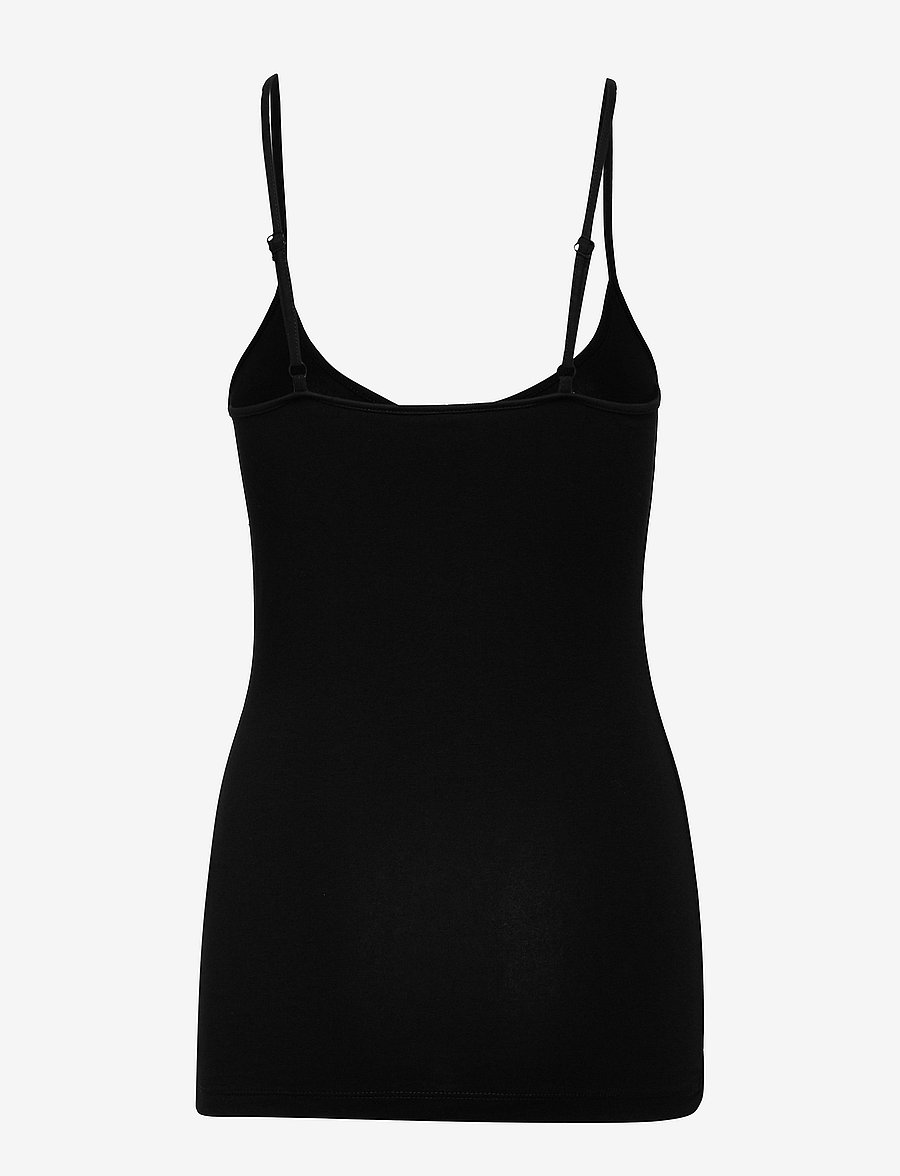 Vero Moda - VMMAXI MY SOFT V SINGLET JRS NOOS - tanktops - black - 2