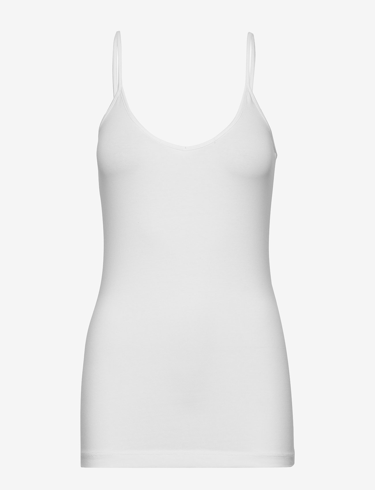 Vero Moda - VMMAXI MY SOFT V SINGLET JRS NOOS - linnen - bright white - 1