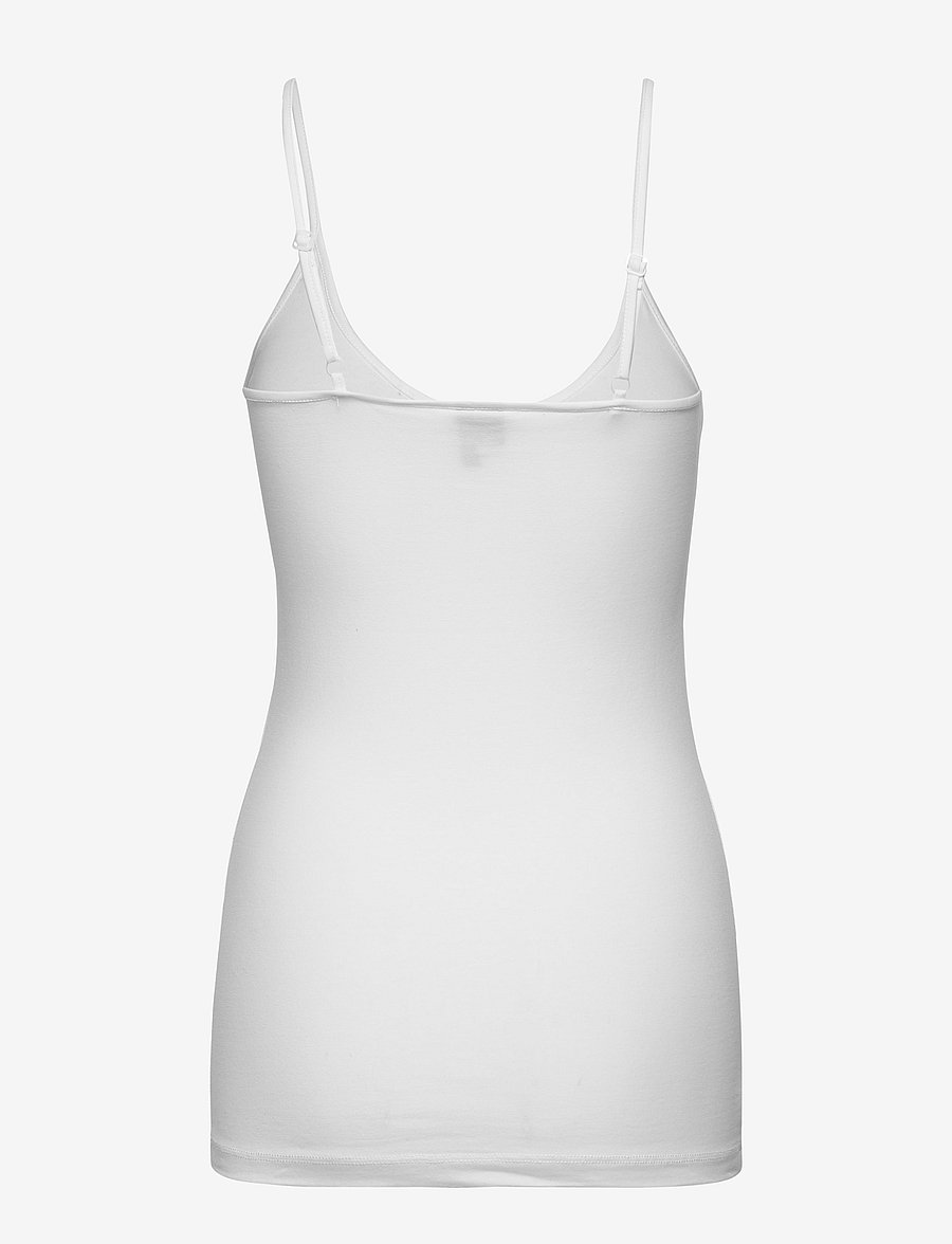 Vero Moda - VMMAXI MY SOFT V SINGLET JRS NOOS - tanktops - bright white - 2