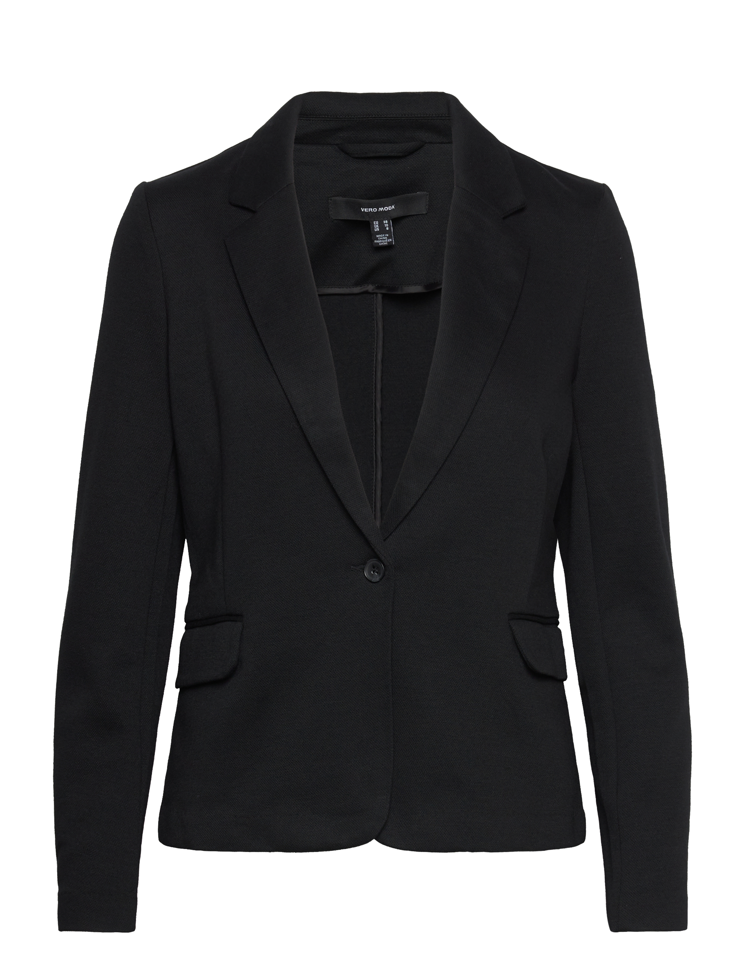 VERO MODA Vmjulia Ls Blazer Dnm Schwarz - 44 - Damen