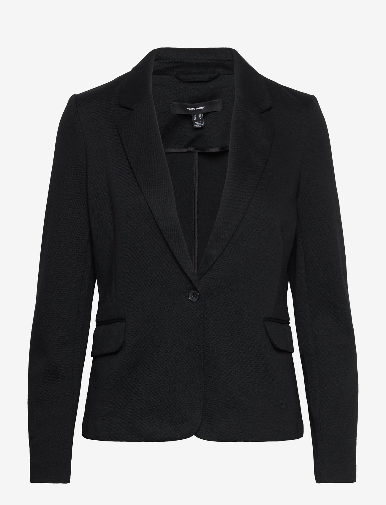 Vero Moda - VMJULIA LS BLAZER JRS NOOS - Ühes joones nööpidega bleiserid - black - 1