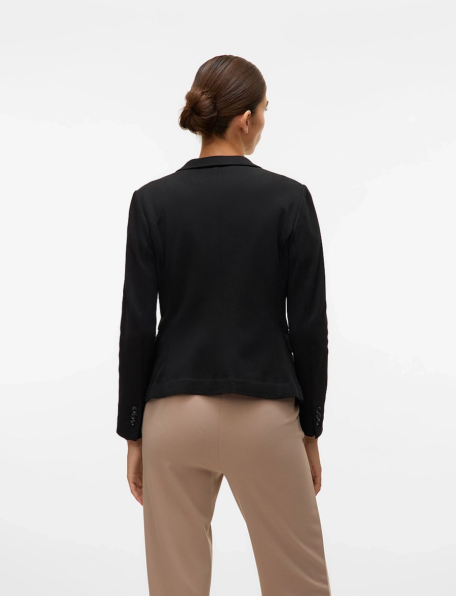 Vero Moda - VMJULIA LS BLAZER DNM - enkelknäppta kavajer - black - 3