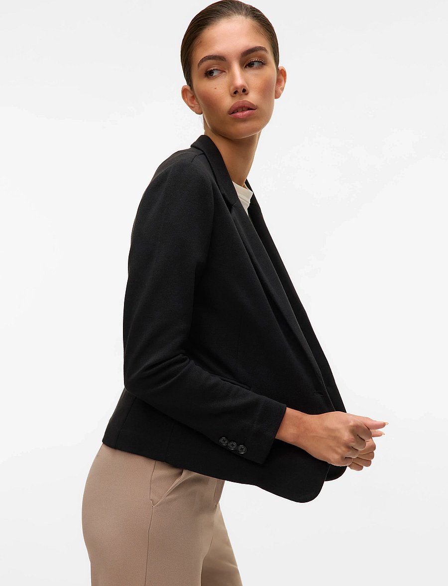 Vero Moda - VMJULIA LS BLAZER DNM - enkelknäppta kavajer - black - 5