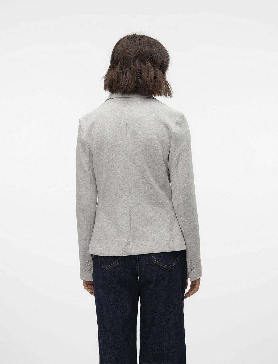 Vero Moda - VMJULIA LS BLAZER DNM - einreihige blazer - light grey melange - 3