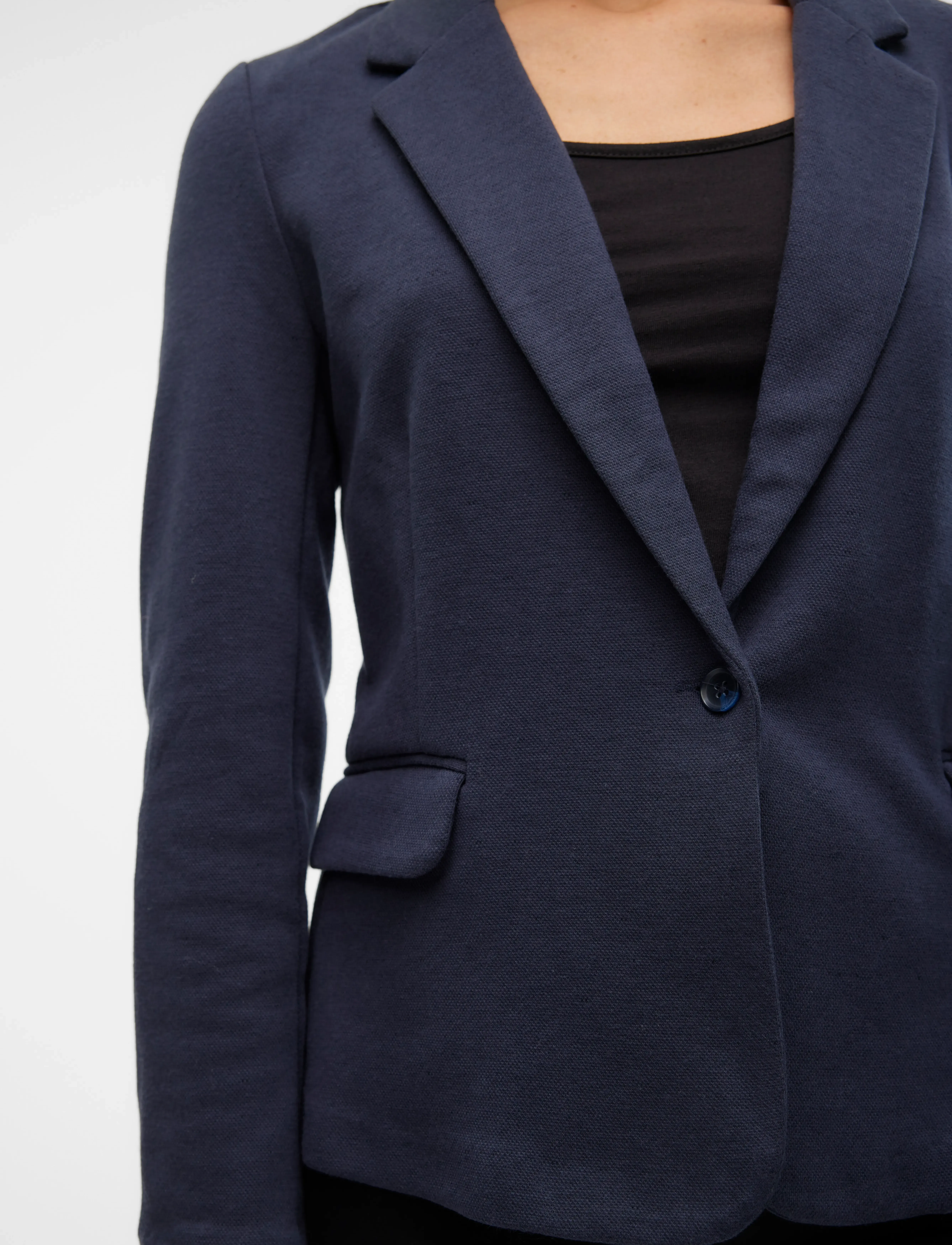 Vero Moda - VMJULIA LS BLAZER JRS NOOS - einreihige blazer - total eclipse - 4