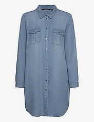 Vero Moda - VMSIGGA LS SHORT DRESS LT BL GA NOOS - shirt dresses - light blue denim - 0