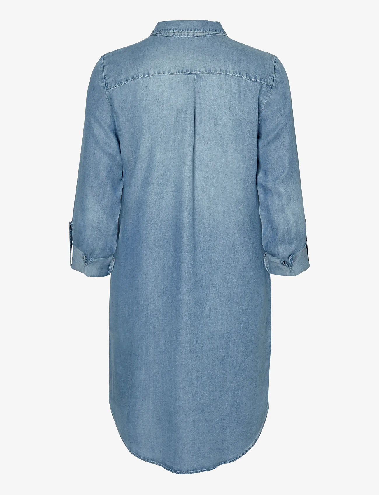 Vero Moda - VMSIGGA LS SHORT DRESS LT BL GA NOOS - teksakleidid - light blue denim - 2