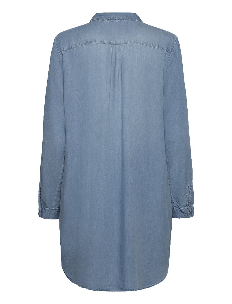 Vero Moda - VMSIGGA LS SHORT DRESS LT BL GA NOOS - jeanskleider - light blue denim - 2
