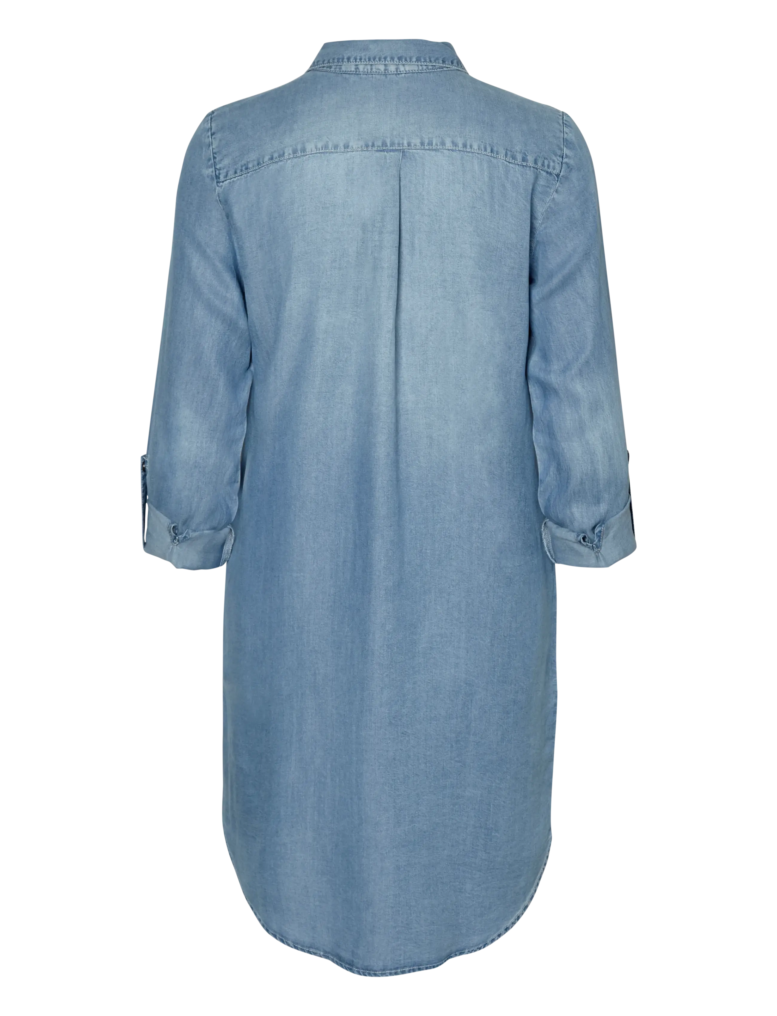 Vero Moda - VMSIGGA LS SHORT DRESS LT BL GA NOOS - kjólar úr gallaefni - light blue denim - 2