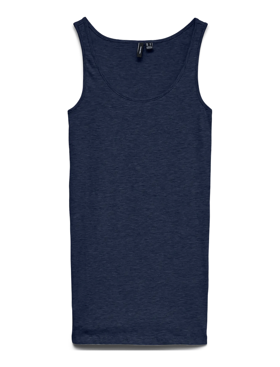 Vero Moda - VMMAXI MY SOFT LONG TANK TOP NOOS - tanktops - black iris - 2