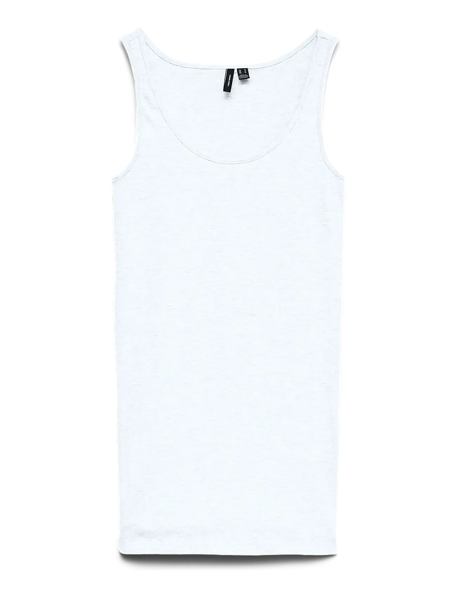Vero Moda - VMMAXI MY SOFT LONG TANK TOP NOOS - tanktops - bright white - 2