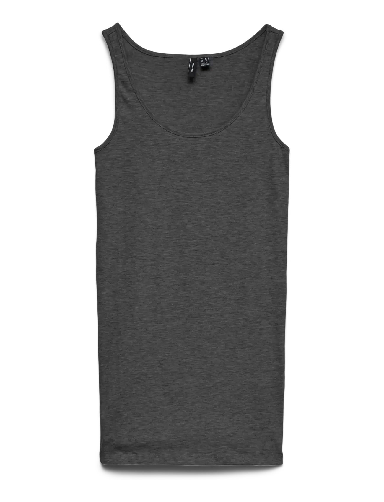 Vero Moda - VMMAXI MY SOFT LONG TANK TOP NOOS - tanktops - dark grey melange - 2