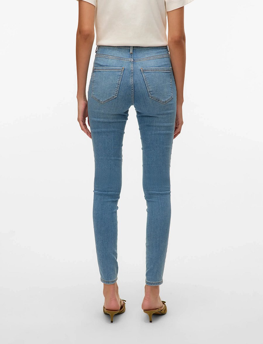 Vero Moda - VMSOPHIA HW SKINNY JEANS LT BL NOOS - skinny jeans - light blue denim - 2