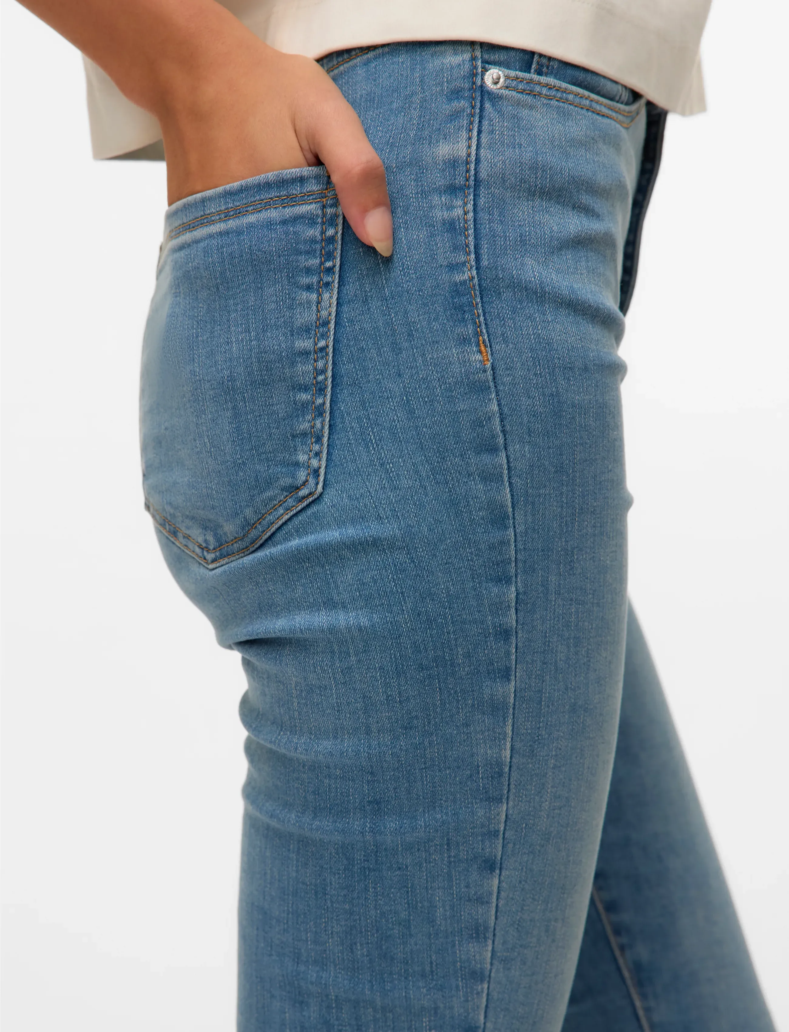 Vero Moda - VMSOPHIA HW SKINNY JEANS LT BL NOOS - skinny jeans - light blue denim - 3