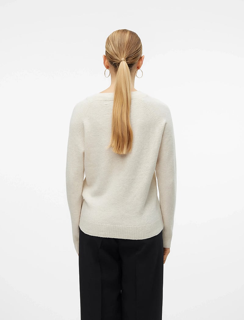 Vero Moda - VMDOFFY LS O-NECK BLOUSE GA NOOS - pulls - birch - 3