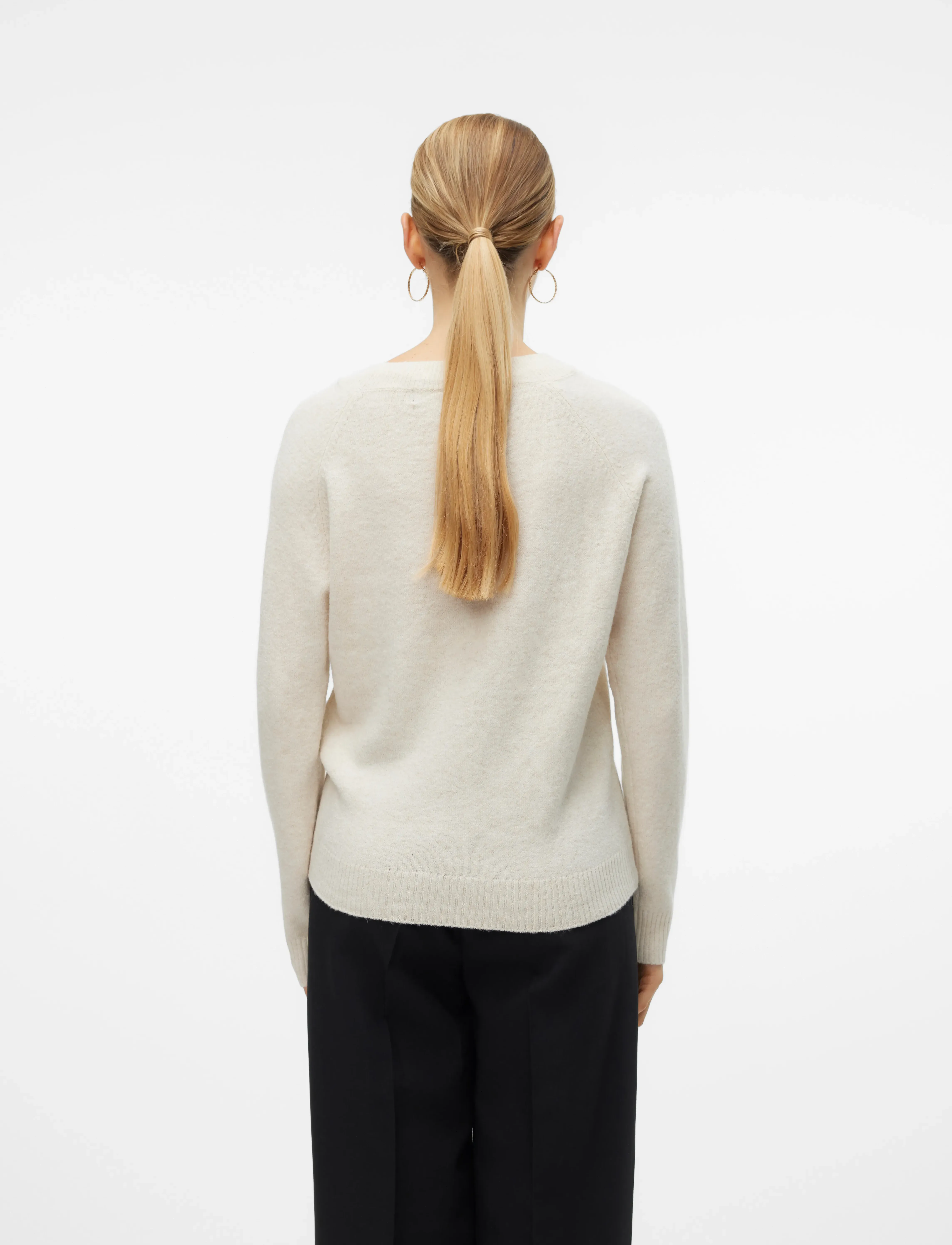 Vero Moda - VMDOFFY LS O-NECK BLOUSE GA NOOS - pullover - birch - 3