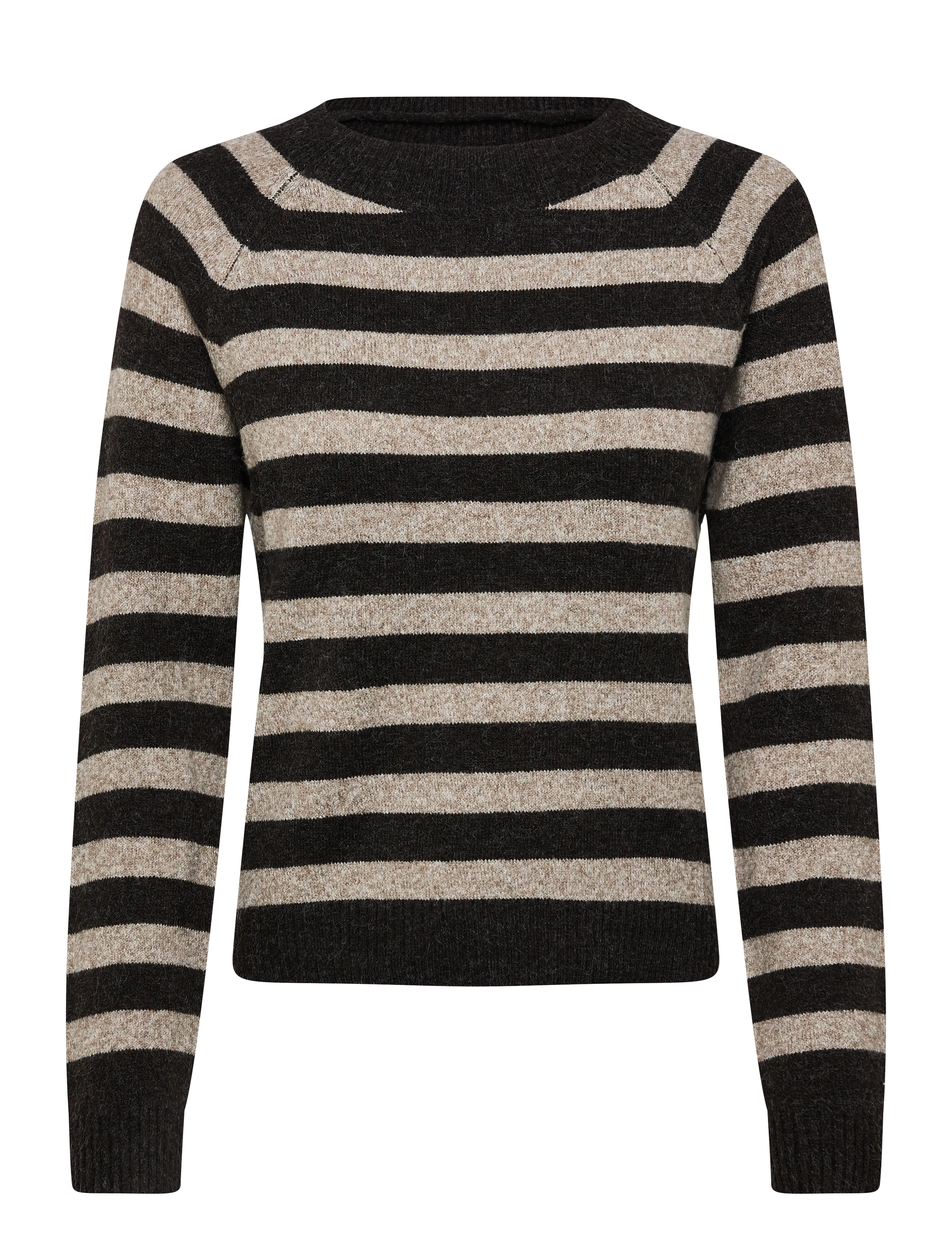 Vero Moda VMDOFFY LS O-NECK BLOUSE GA NOOS - Strickmode - CHOCOLATE TORTE / brown